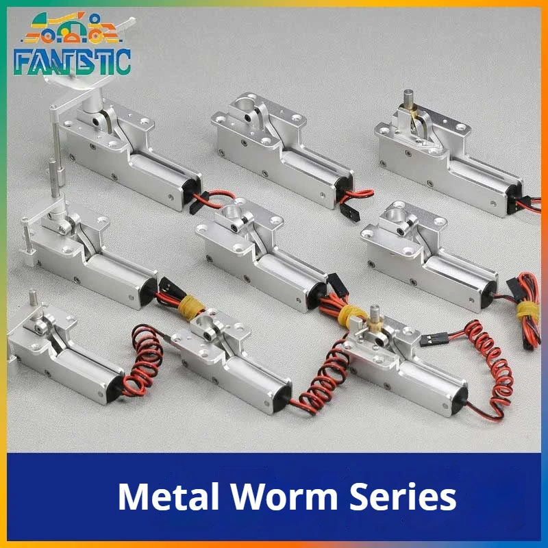 Electric Retractable Landing Gear 25g 40g 55g Aluminum Alloy Metal Worm For Rc Scale Fixed Wing Model Hobby Airplane