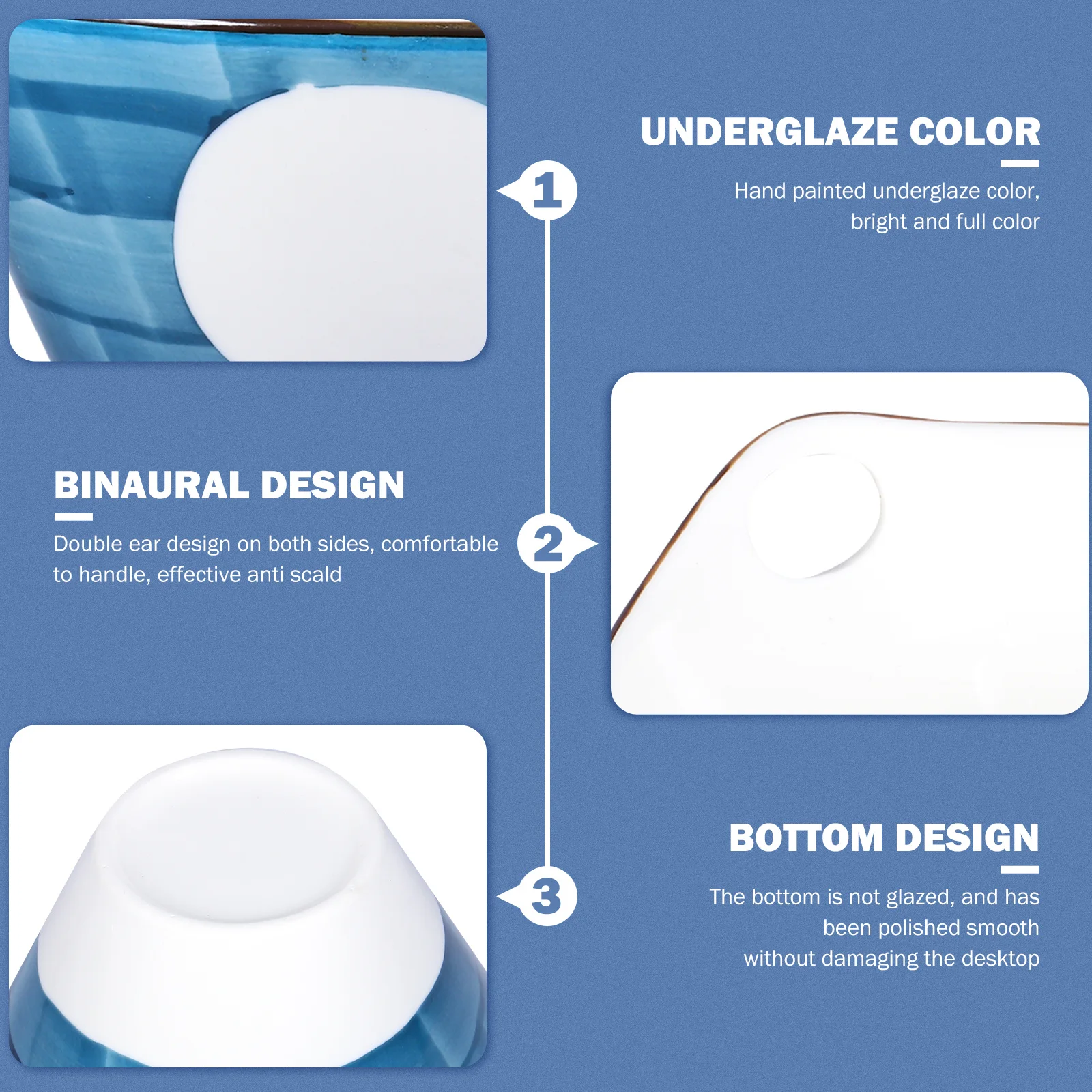 

Japanese Style Noodle Bowl Colorful Japanese-style Ramen Kitchen Supplies for Soup Printed