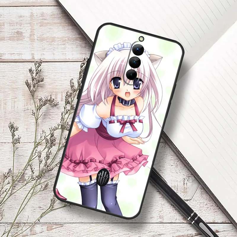 Anime Cat Girl Case For ZTE Nubia Red Magic 10 Air 6S 7S 7 Pro RedMagic 10S 9S 8S 8 9 10 11 Pro Plus Funda - view 2
