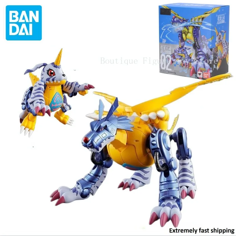 

In Stock Original Bandai Digimon Adventure Metal Garurumon DIGIVOLVING SPIRITS Action Figure Anime Model Toy Collect Gift