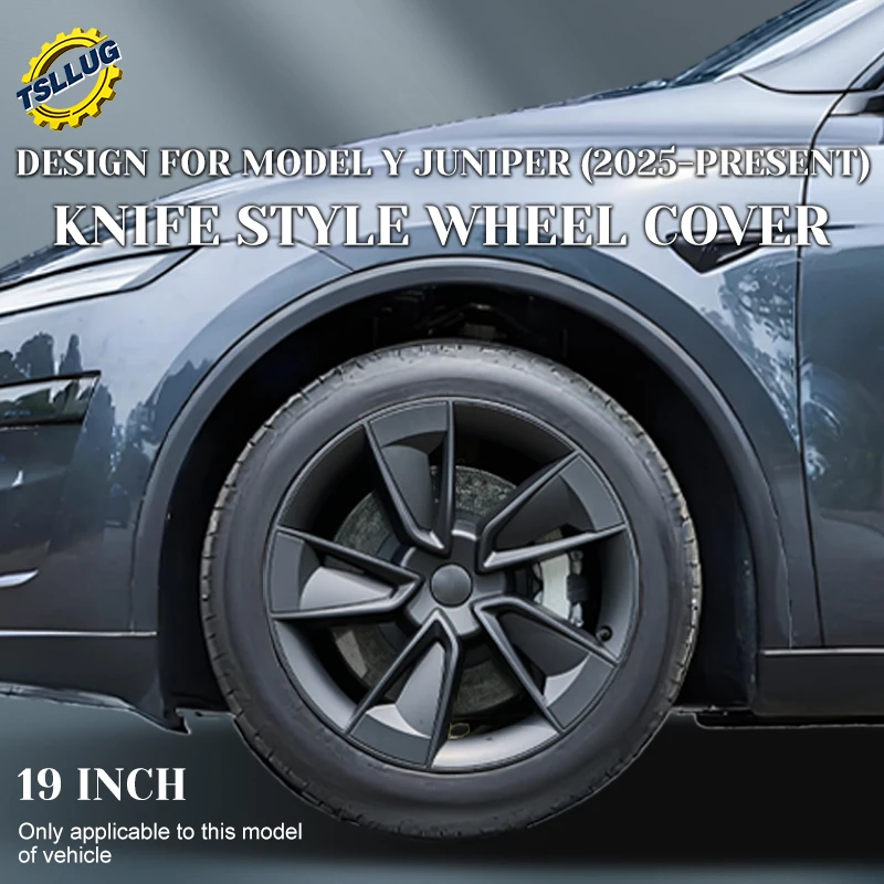 

4PCS for Model Y 2025-2026 Juniper 19 Inch 13 Style Hubcap Hub Cap Full Rim Cover Replacement Wheel Cap Accessories for Tesla