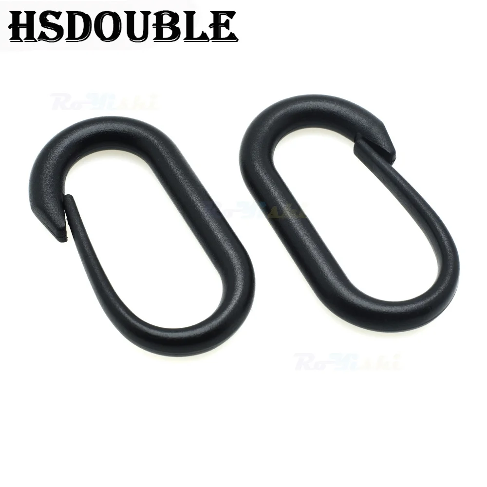 10 Pcs/Pack Plastic Generic Outdoor Molle Tactical Backpack Multiuse Durable Quick Release D-Ring Carabiner Locking Buckle