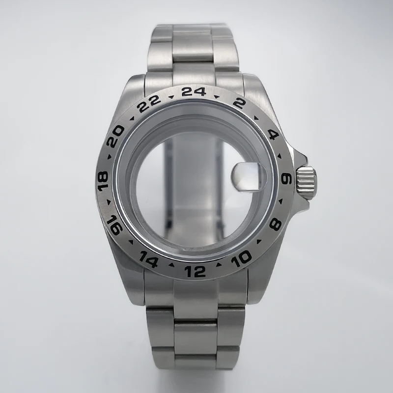 40mm Explore 2 Nh35 Case Stainless Steel Sapphire Glass Replacement Part 28.5mm Dial Fit Nh34 Nh35 Nh36 Nh38 Movement Watch Case