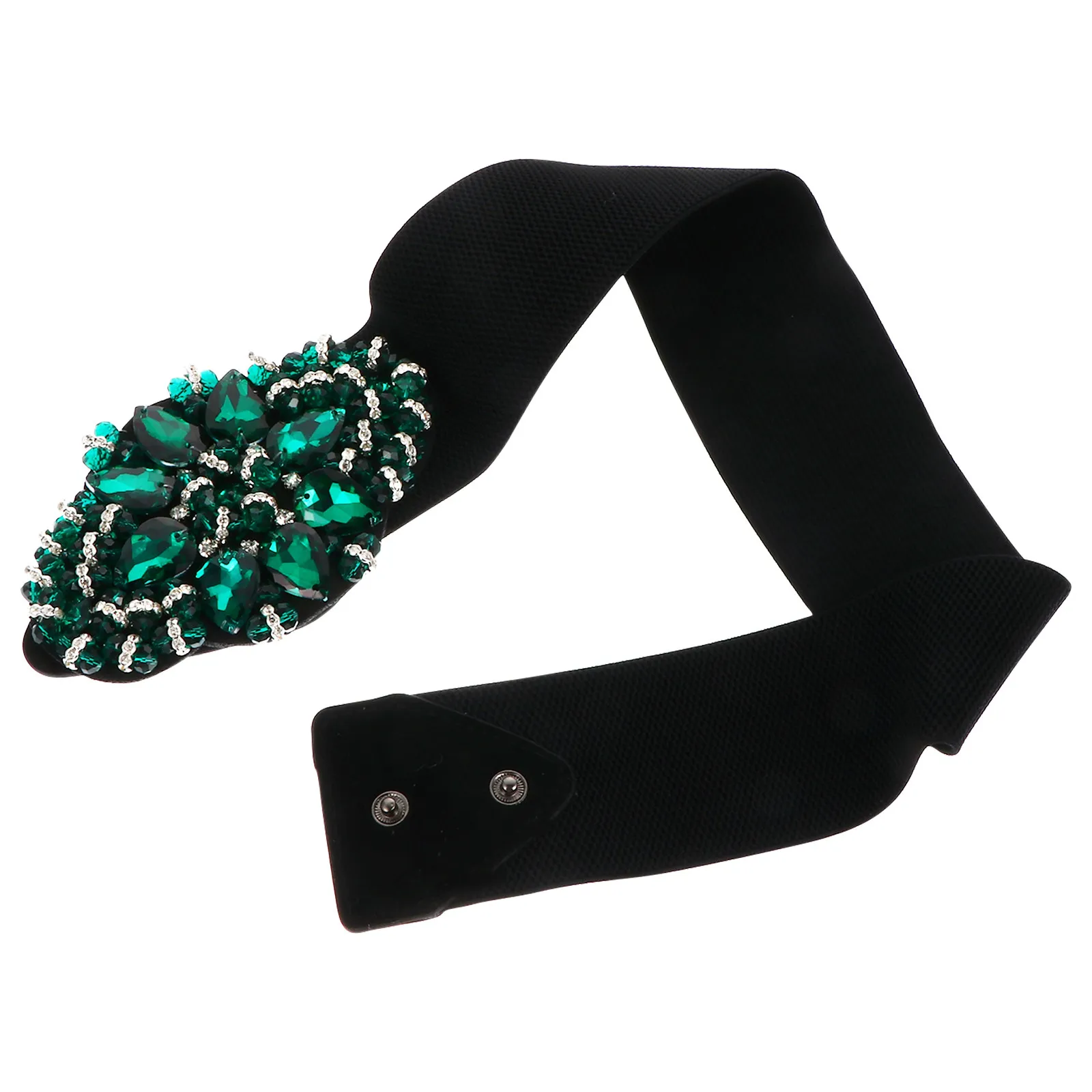 

1 шт. эластичный пояс с стразами, декоративный пояс-кумербанд для женщин, модный пояс для платьев, джинсов, шорт, пояс с стразами