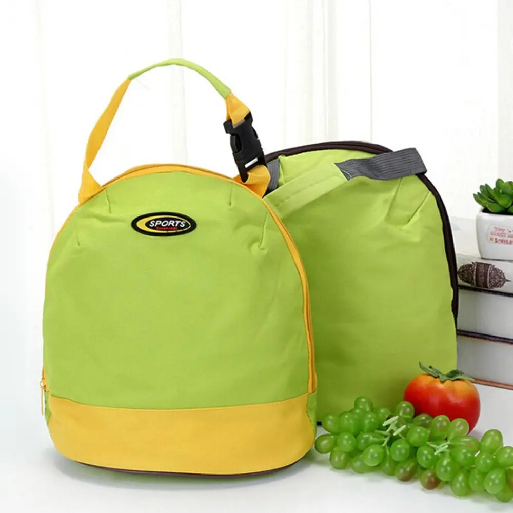 Portable Thermal Insulated Bag Lunch Box Lunch Bags for Women Portable Fridge Bag Tote Cooler Handbags Solid Color Food Bag