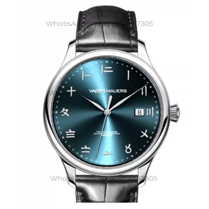 Guochao watch men's ultra-thin automatic mechanical watch waterproof casual men's watch