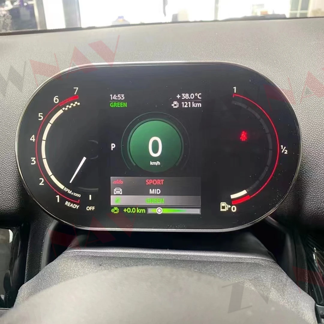 

2023 New ZWNAV Digital Cluster Cockpit LCD Android Car Instrument Dashboard Display for MINI GPS Navigation Carplay