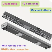 9D Stereo Sound Bar for TV 99cm Length Cinema Leval Subwoofer Bluetooth Speaker HDMI AUX U Disk Home Wireless Audio Echo Wall