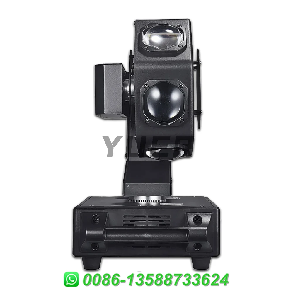 Imagem -04 - Rgbw Led Movendo Luz Principal Ufo Feixe Girar Luzes Efeito Meteoro Dmx512 para dj Discoteca Clube de Casamento Efeitos de Palco 6x40w Novo