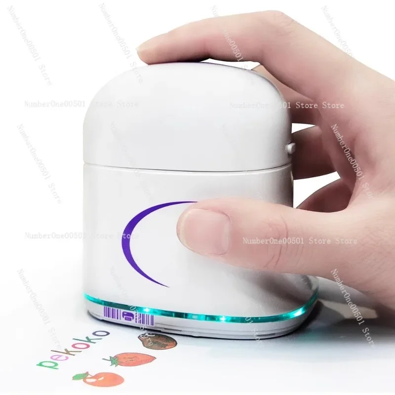 Pekoko Color Label Printer Home Handheld Portable Bluetooth Wireless Mini