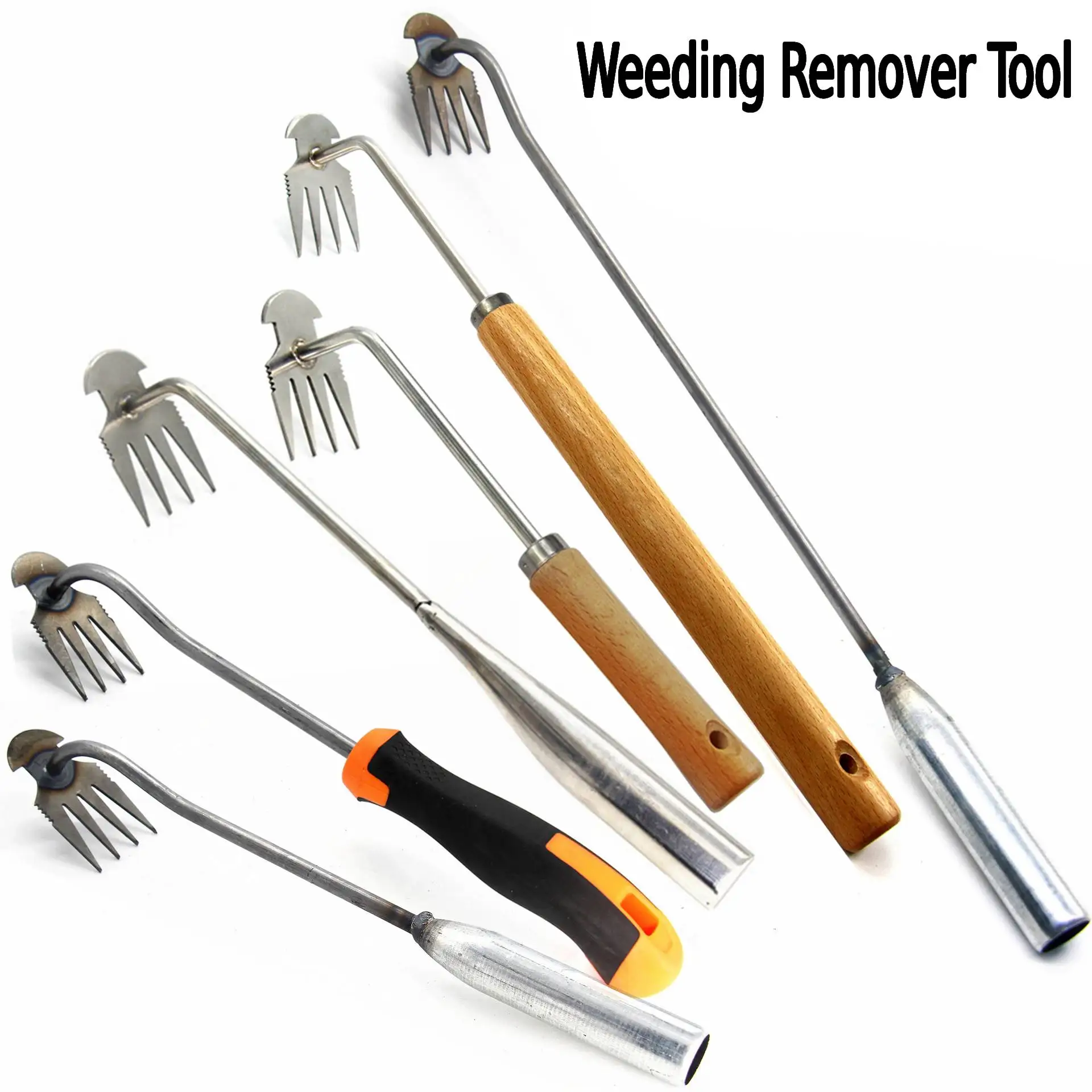 Deshierbe de mano para jardín, herramientas de deshierbe de hierro, extractor de malezas multifuncional para jardín, plantación, excavación, patio de césped