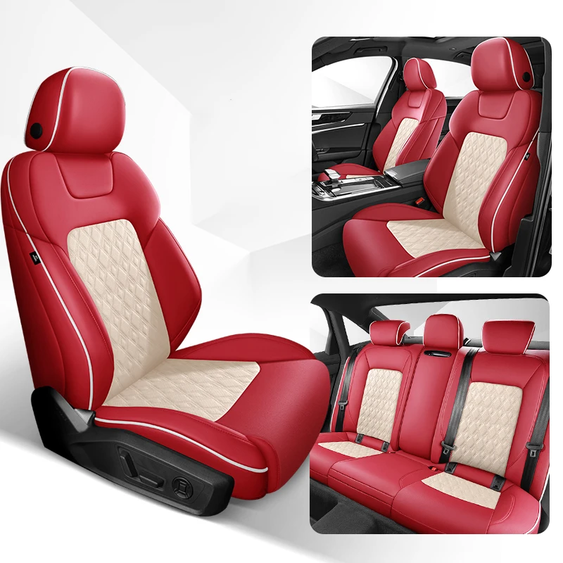 

Custom Leather Car Seat Covers For Mazda CX3 6 GH CX7 Axela Hyundai Tucson Kona IX35 HB20 i30 i10 i40 Ioniq 5 Auto Accessories