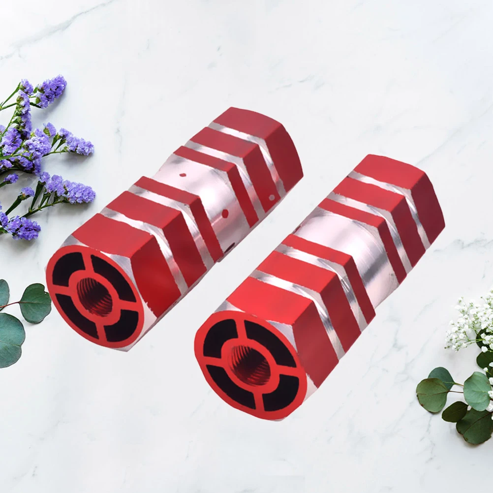 Footpeg Aluminum Alloy Cylinder Pedal For Bike Repairing Sturdy Peg Mounting For Mountain Bicycle Usual Bike Cycling