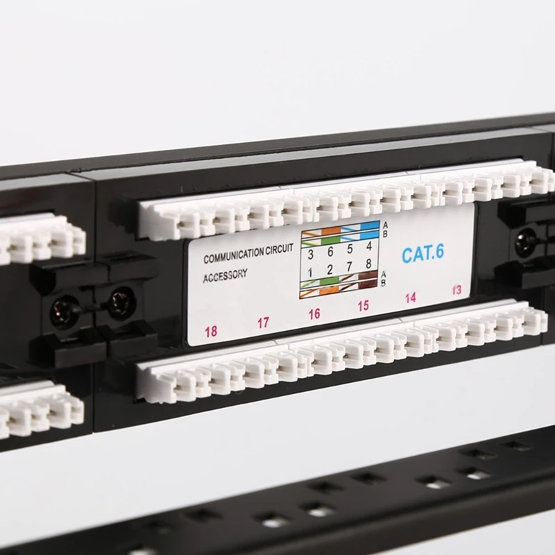 Super Sale Premium Series CAT6 24 Ports Patch Panel,Unshielded Network Patch Panel,Category 6,Passes Fluke Test,Gigabit 24 Ports