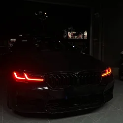 Red Angel Eye DRL LED Boards For 2021 2022 BMW G30 G31 LCI F90 M5 520i 530i 530e M550I 523d Headlight Daytime Running Light