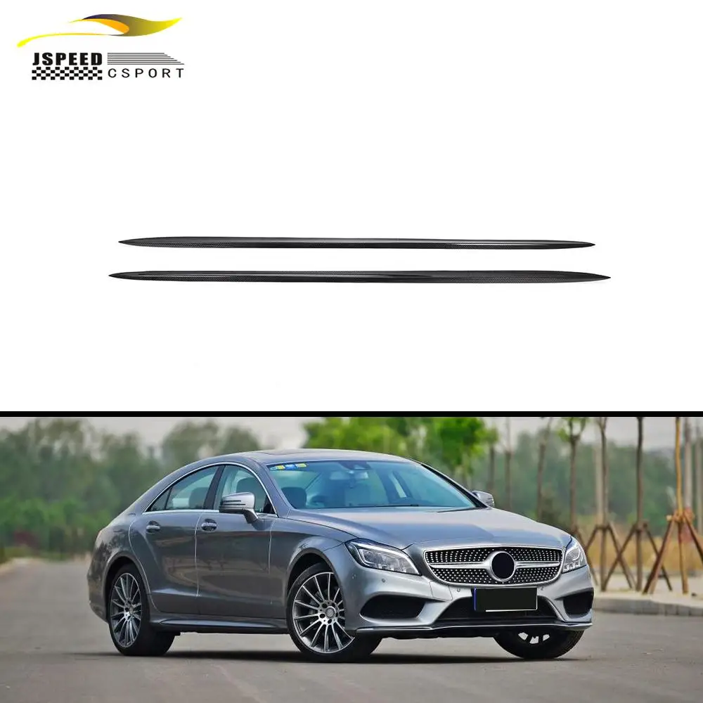 

Suitable for Carbon fiber W218 side skirts are Suitable for Mercedes-Benz CLS class CLS63 AMG S 4-door from 2014 to 201