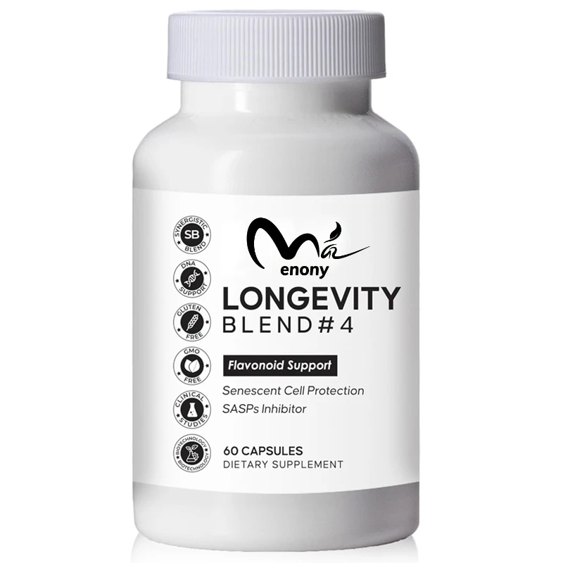 

Blend # 4 anti-aging, containing lutein, quercetin, Rhodiola rosea, cell defense immunity, and energy support -60 capsules