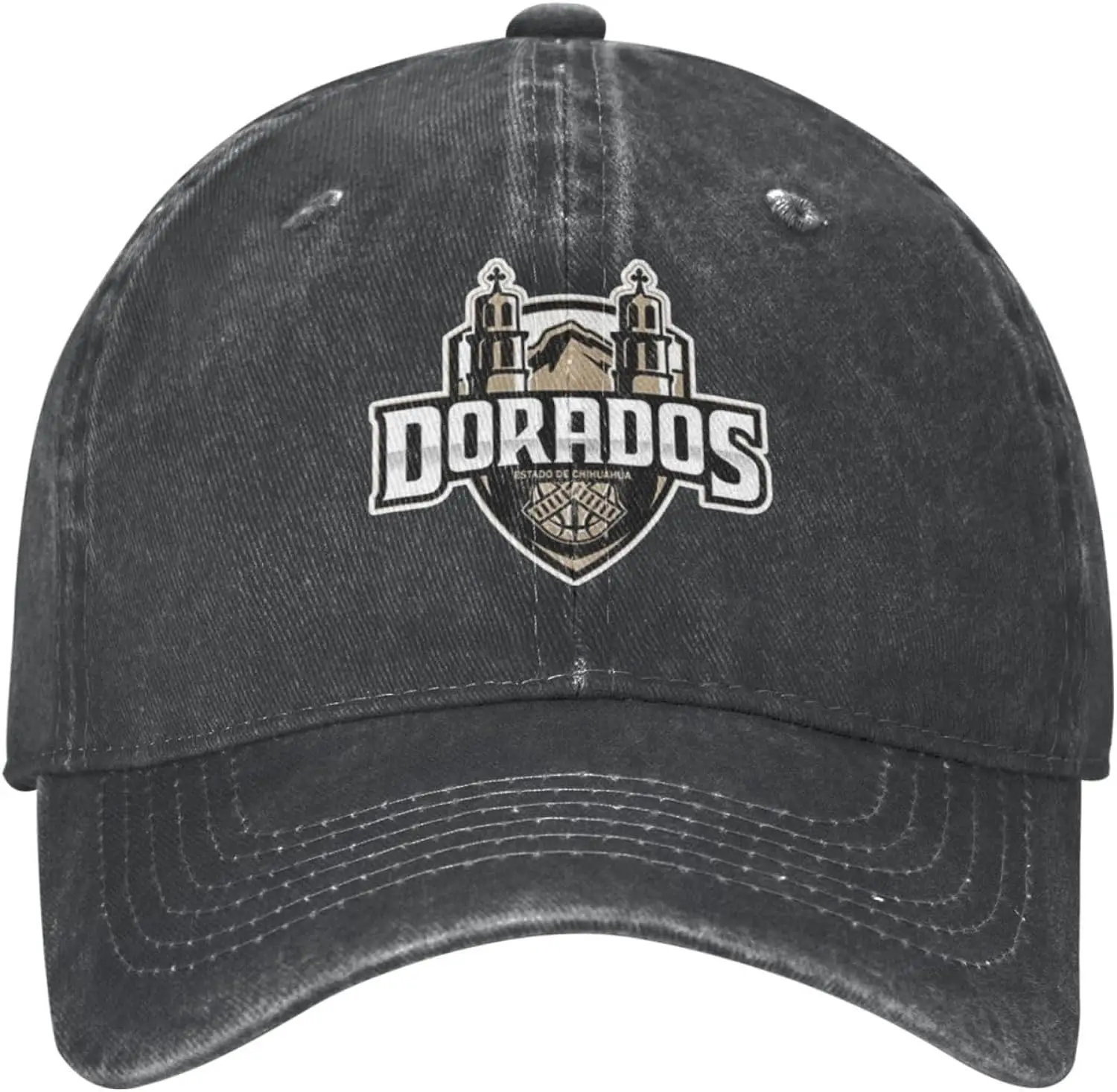 Dorados-De-Chihuahua-Basketball Cowboy Cap Casquette Baseball Cap Black Hat for Men & Women