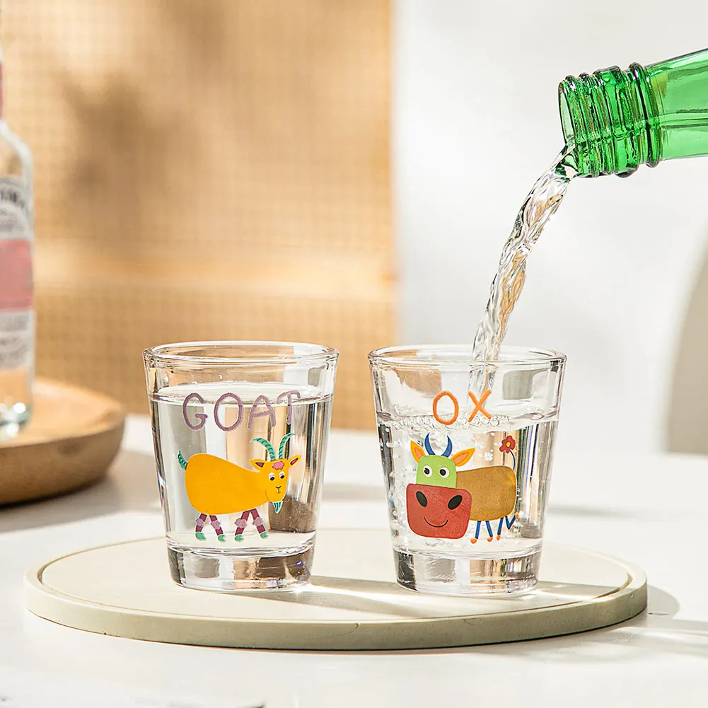 

Mini Shot Glass Premium Glass Sturdy Clear Party Essential