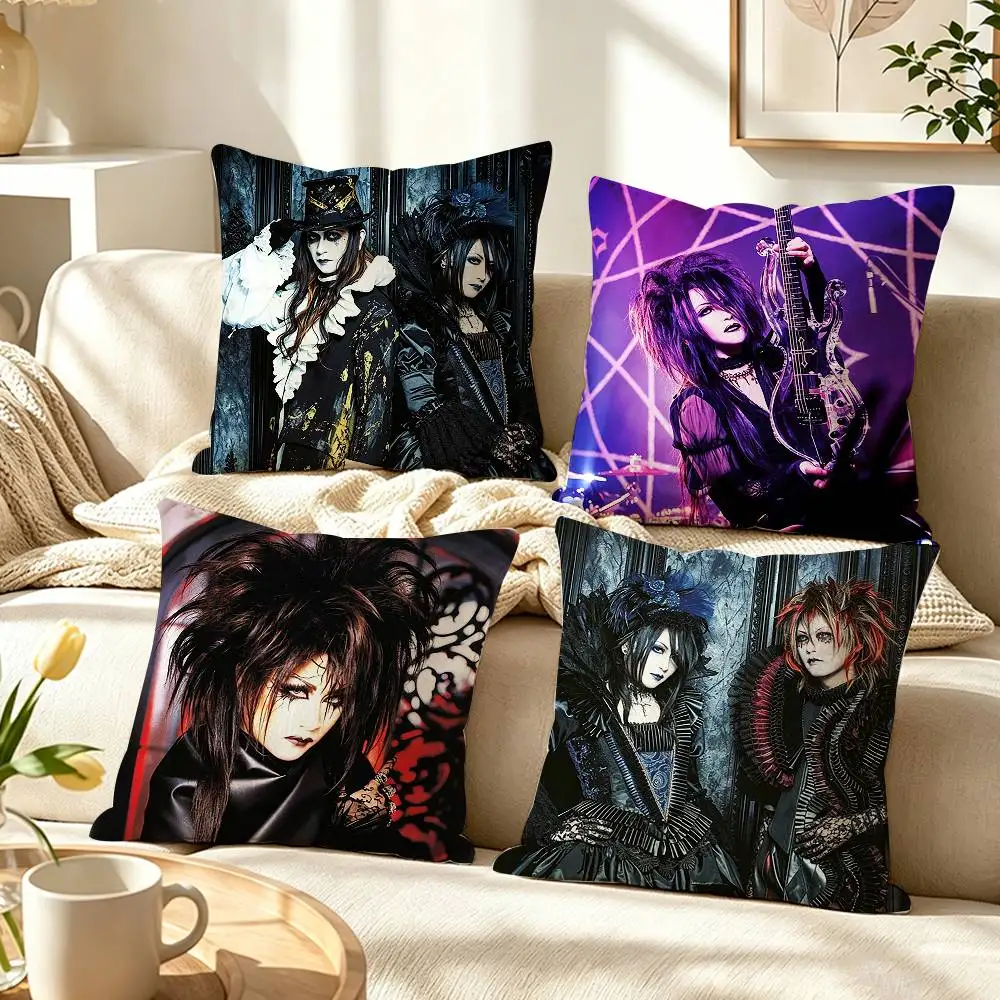 Visual Kei Malice Mizer  Pillow Case Pattern Printed Pillowcase For Living Room Sofa Cushion Cover