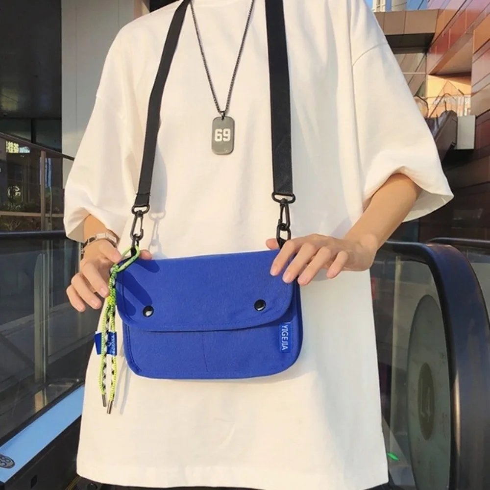 bolsa-de-mensagem-quadrada-com-varios-bolsos-grande-capacidade-cor-solida-nylon-crossbody-estilo-coreano-com-pingente-bolsa-de-ombro-masculina