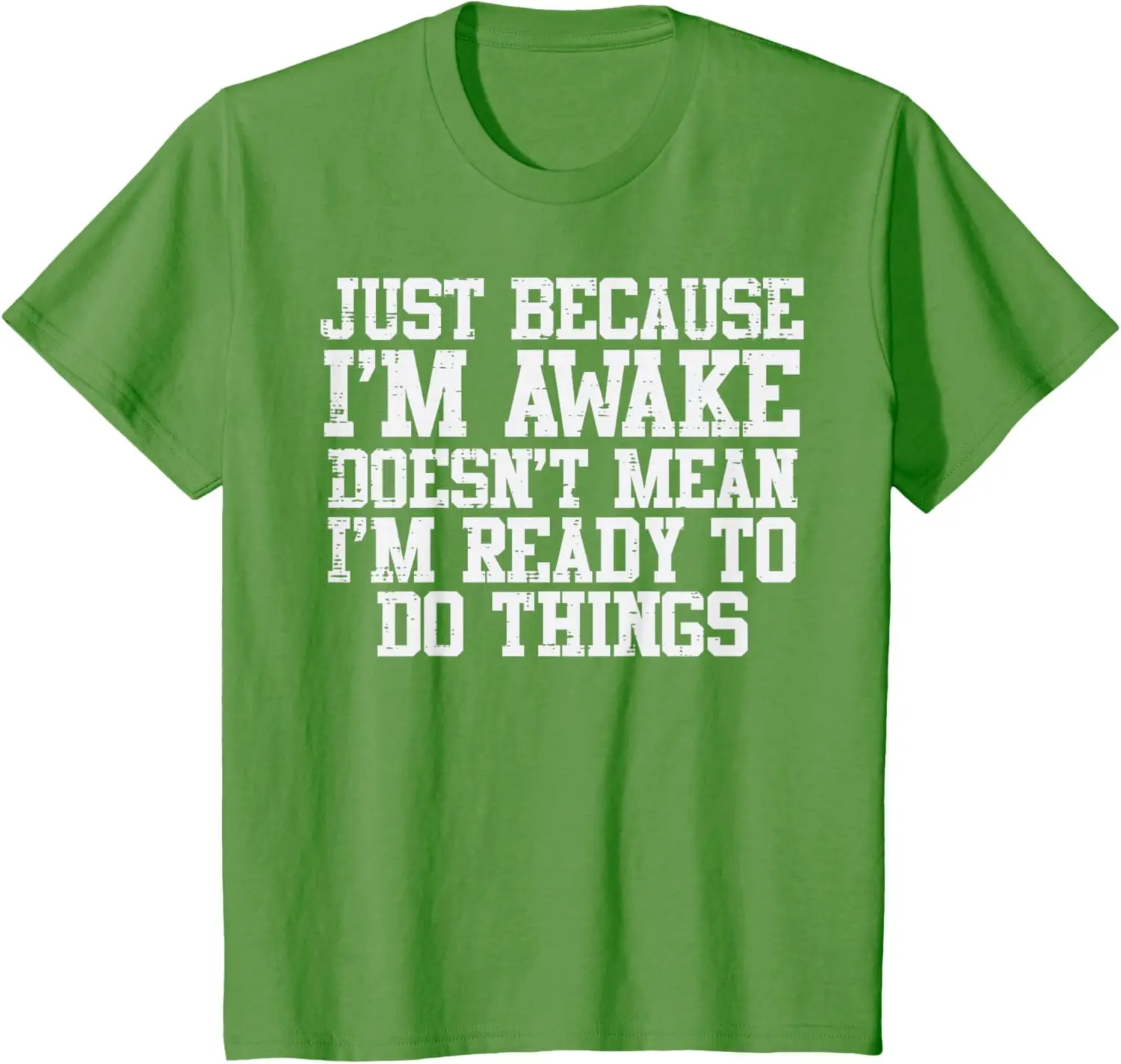 Just Because Im Awake Funny Saying Mom boy girl Kids Teens T-Shirt cotton casual kid graphic t shirts camisas streetwear