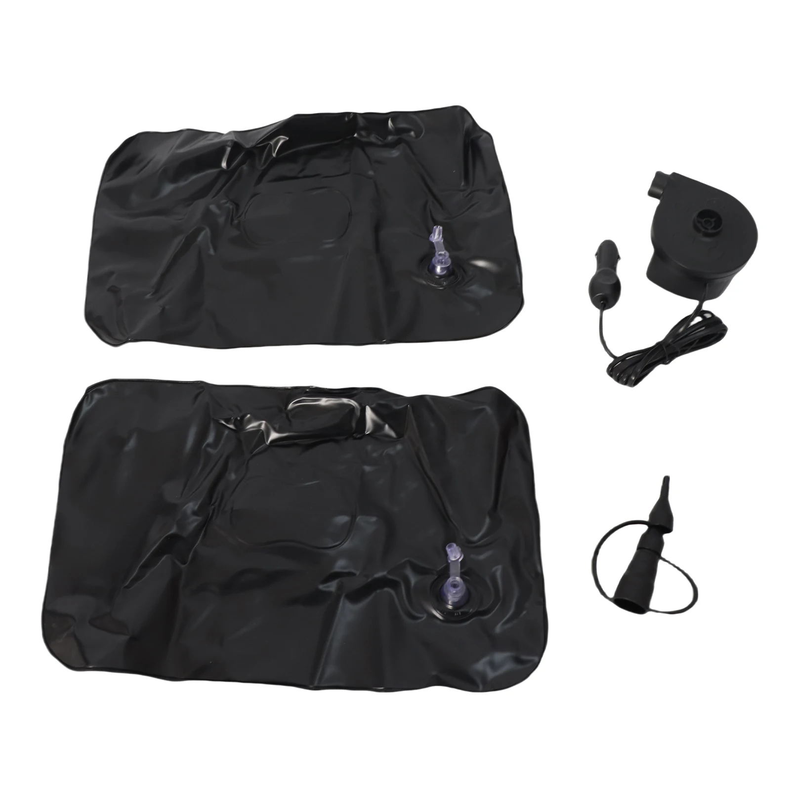 

Надувной автомобильный матрас Aoresac для заднего сиденья, портативная велюровая кровать для сна в машине с насосом, 2 подушками и 2 функциональными подставками