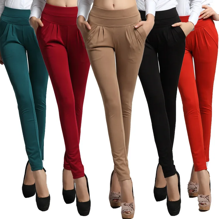 New Spring Han Edition Pants Women Trousers Pencil Pants Plus Size Dress Slacks Tide Female Trousers