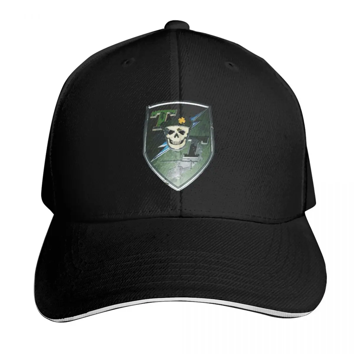 Tropic Thunder Patch Sticker Baseball Cap Snapback Cap Kids Hat Sunhat black For Man Women's