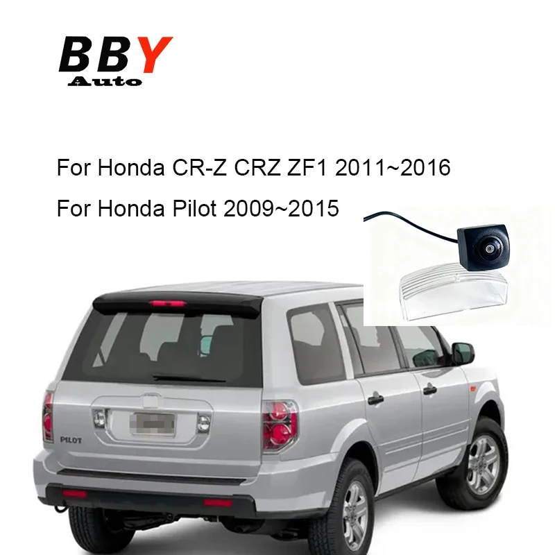 4K Rear View Camera For Honda CR-Z CRZ ZF1 2011~2016 For Honda Pilot 2009~2015 3D Night Vision Vehical Backup