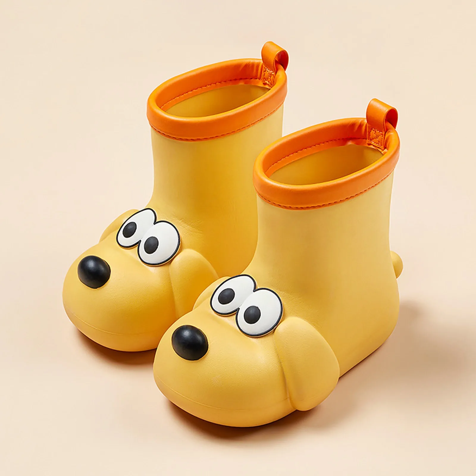 Waterproof Cartoon Dog Children\'s Rain Shoes Girls Baby Non-slip Rain Boots Children Toddler Cute Shoes Kids Rubber Shoes 2024