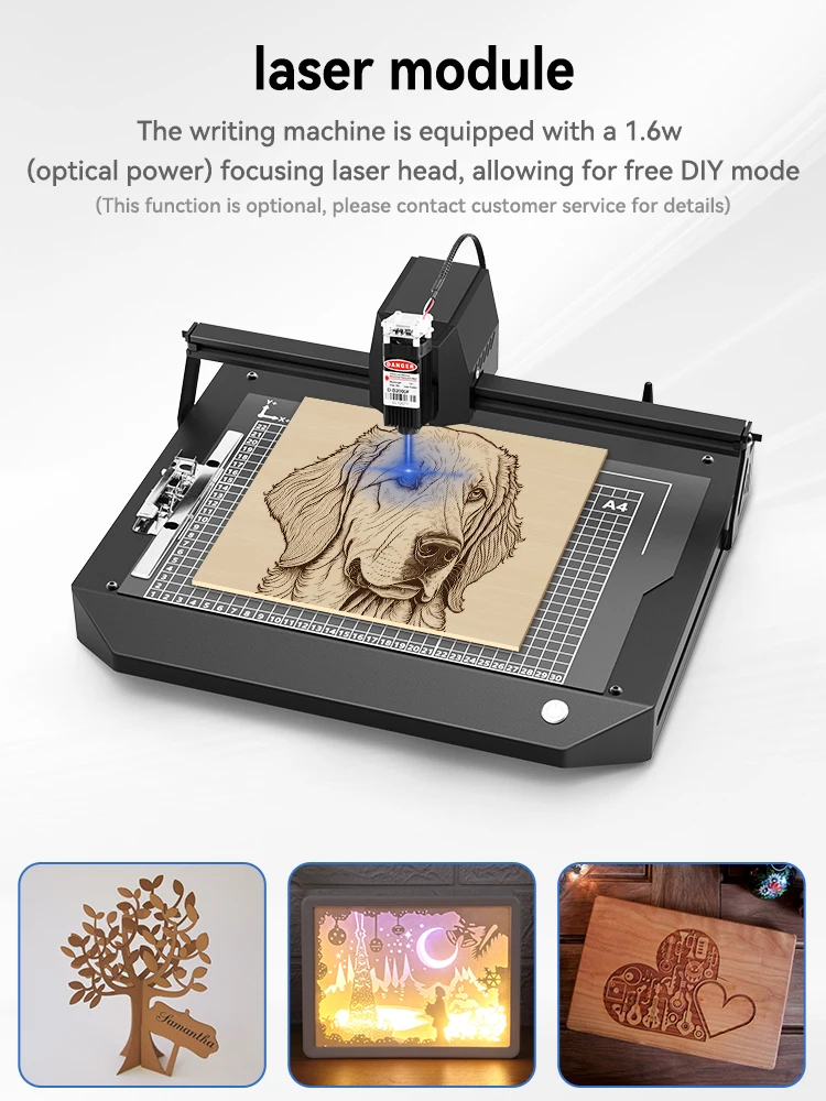 Imagem -05 - Máquina de Gravação Robô Cnclaser Desenho de Caneta Escrita Letras Plotter Brinquedo Faça Você Mesmo Cortador