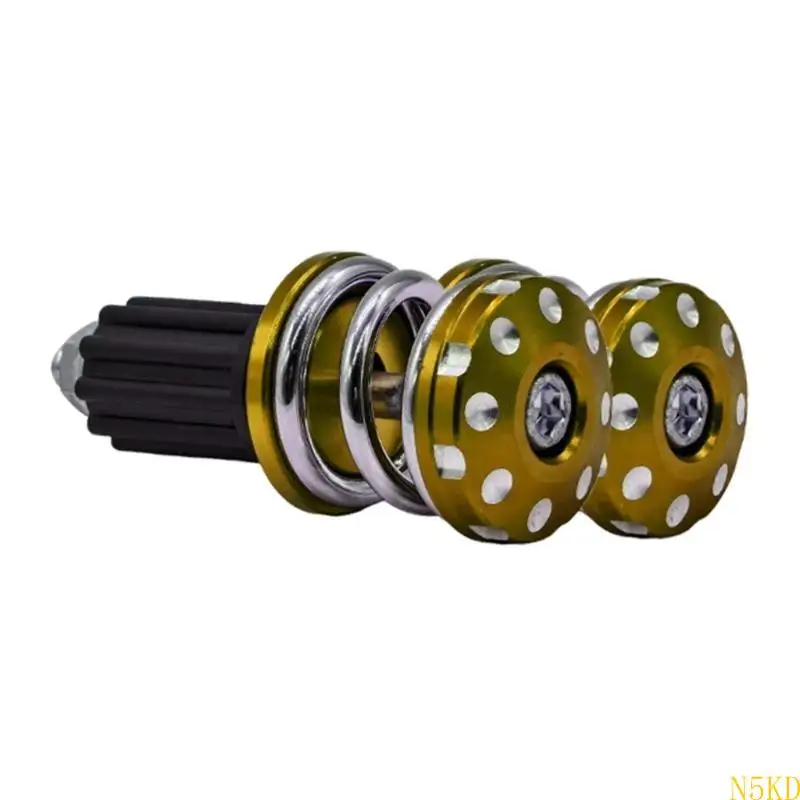 

N5KD Innovative Spring Design Motorcycle Handlebar End Weights Inserts Suitable For Improved Stability And Reduced Vibration