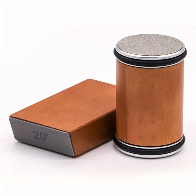 Classic Aluminum Alloy Diamond Roller Knife Sharpener Portable Rolling Blade Sharpening Stone