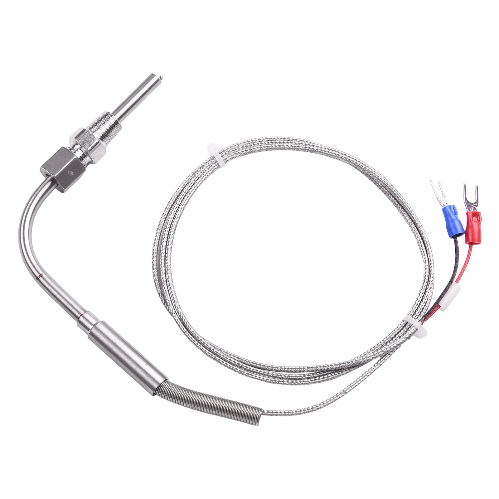 

Fiberglass Insulated and Long Lasting K Type Thermocouple Temperature Sensor Probe for Exhaust Gas Temperature