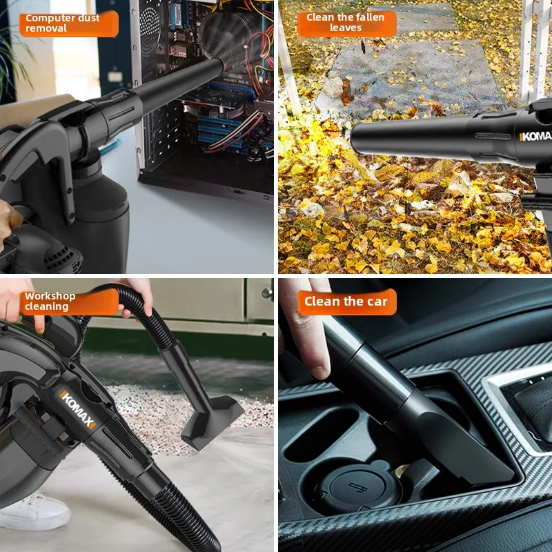 เครื่องเป่าลมกำลังสูง 220V เครื่องดูดฝุ่นอุตสาหกรรมปืนลมขนาดเล็กสำหรับทำความสะอาดคอมพิวเตอร์ GH