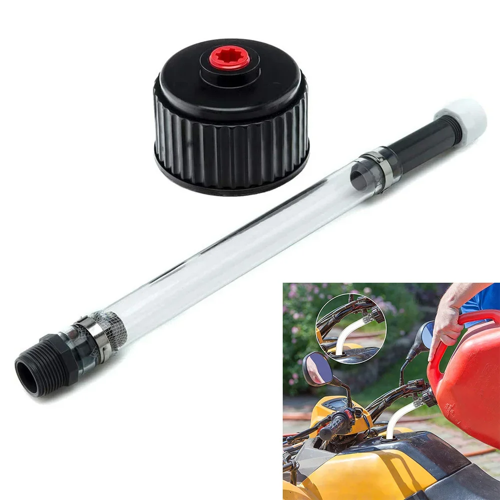 

Ideal Fuel Pouring Solution Hose & Cap Kit Designed For 5 Gallon Jug VP Durable ABS Material Threaded Tip For Precision Pouring