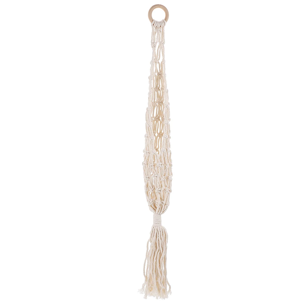

Fruit Hanging Basket Versatile Baskets and Vegetable Lace Cotton Macrame Rope Storage Multi-purpose