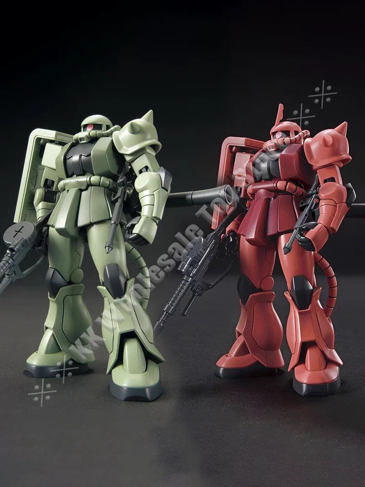 In Stock WEIMEI WM 234 241 HG 1/144 Red Zaku 2 Assembly Model Kit Collection Action Figure Plastic Model Kits Customized