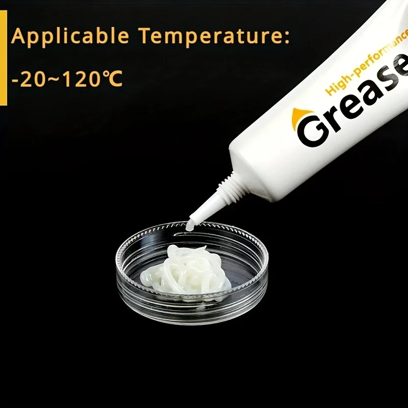 5pcs 10g Grease Fishing Reel Line Jeans Zipper Lubricant Gear Bearing Jamming Tangling Maintenance Oil Fishing Tackle Repair Kit