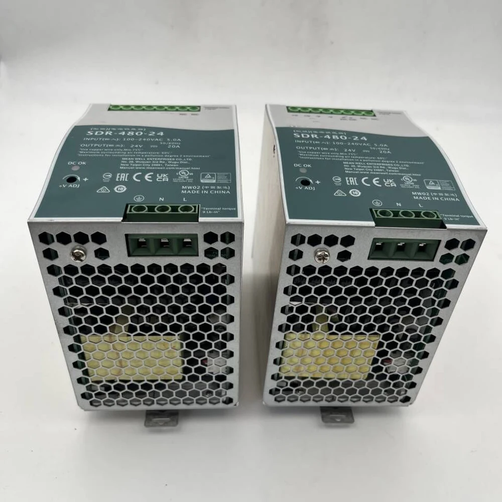 1 PCS 24V 20A 480W Rail Switching Power Supply For MW SDR-480-24