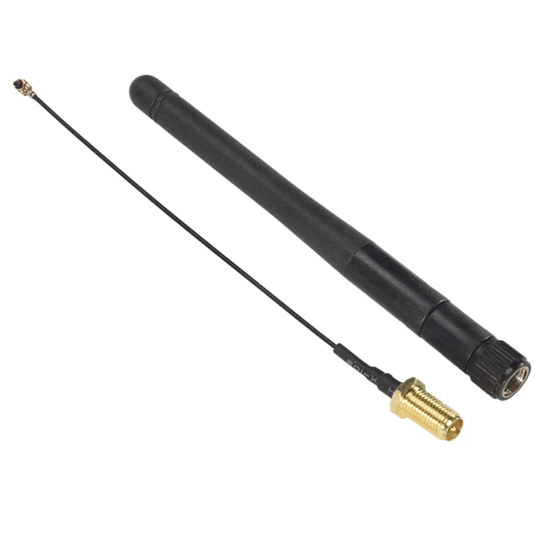 JABS-3X 900-1800MHZ Antenna 3Dbi GSM RP-SMA Plug Rubber Waterproof Lorawan Antenna + IPX To SMA Small Cable Extension