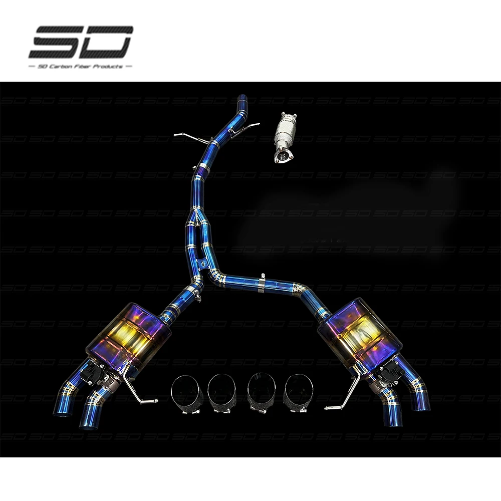 High Quality Titanium Alloy /stainless steel Exhaust  Catback system  for  Macan / Macan s