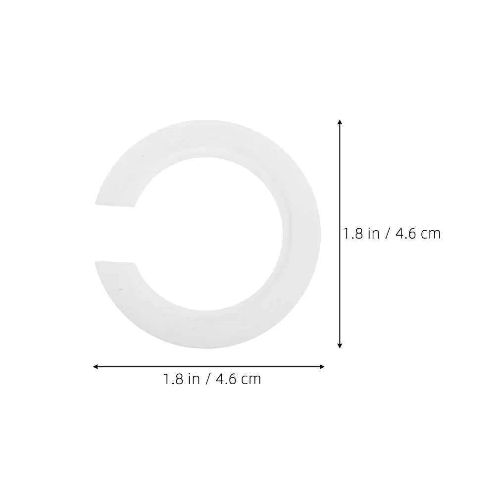 6Pcs Lamp Shade Reducer Rings E27 to E14 Plastic Adapter Durable Lampshade Conversion Replacement Parts for Lighting Fixtures