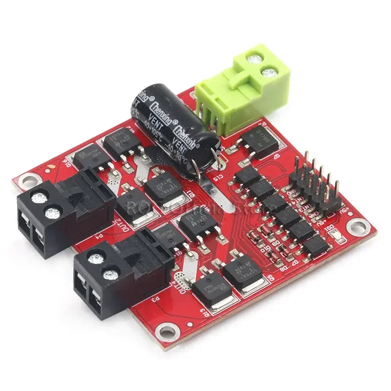L298 Logic XY-160D7A 160W Dual DC Motor Drive Module Industrial Grade Positive Negative PWM Speed