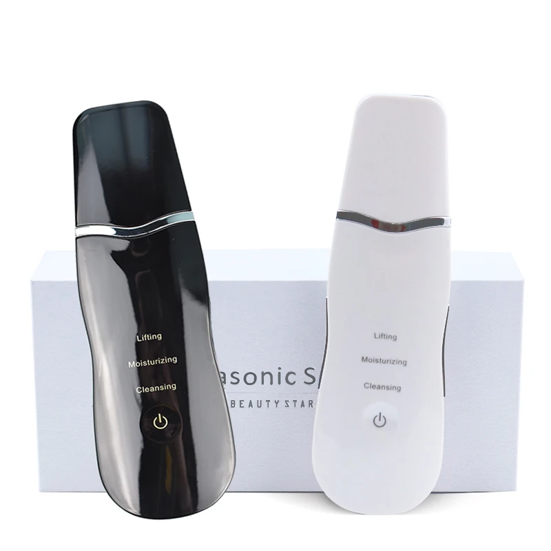 

Electric Ultrasonic Deep Clean Facial Pore Cleaner Vibration Face Skin Scrubber Blackhead Remover Face Lifting Face Spatula Tool