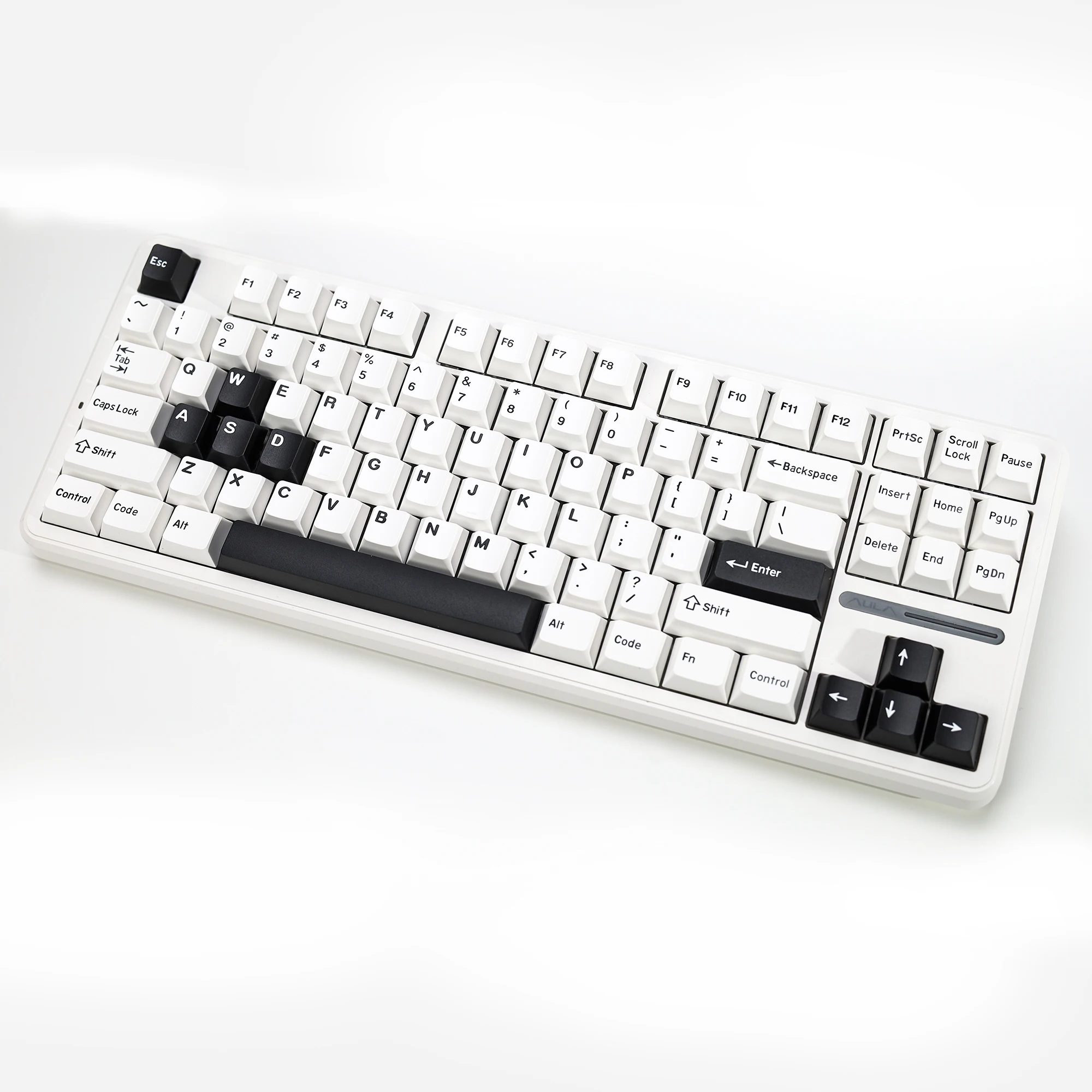 KBDiy Double Shot PBT Keycaps GMK BOW Zestaw 174 Klawiszy Profil Cherry Niestandardowe Białe i Czarne Nakładki na Klawisze do Klawiatury Mechanicznej — zdjęcie produktu 6