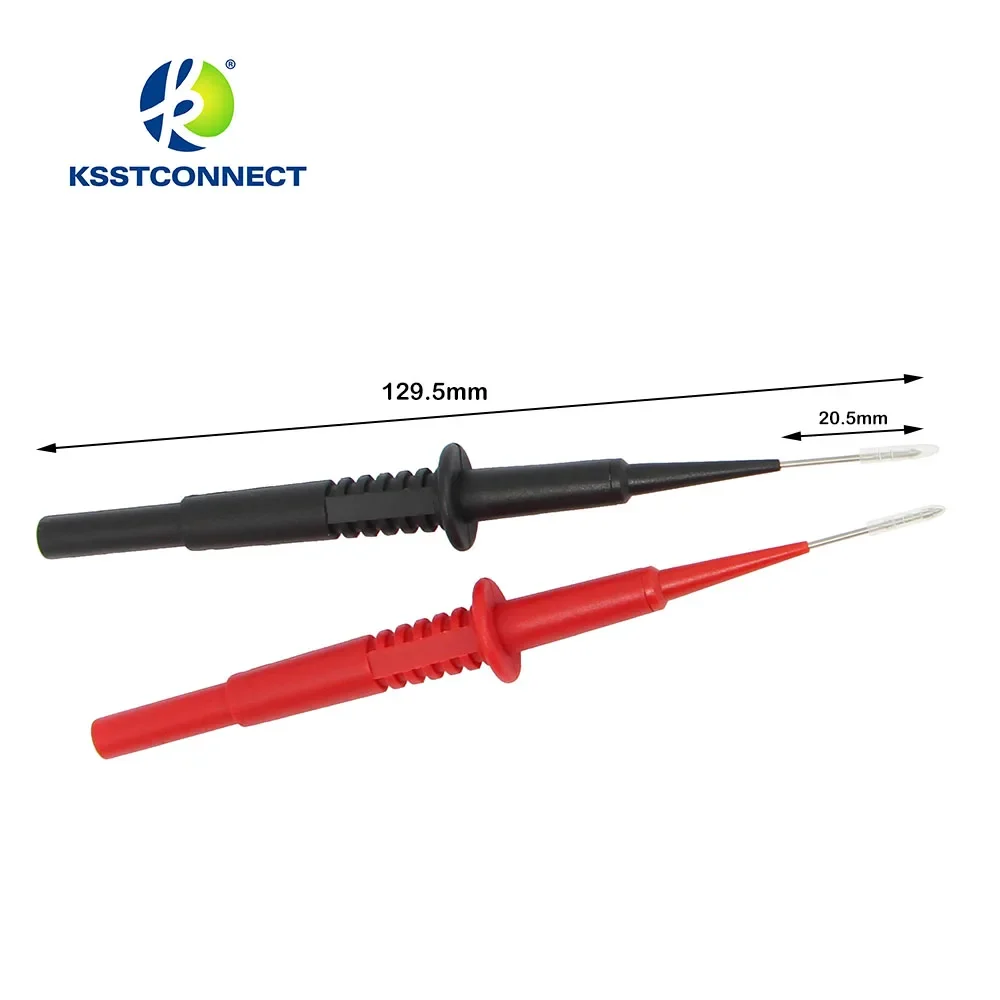 TPC155 2pcs Insulation Piercing Needle Non-destructive Multimeter Test Probes Professional Test Probe for Multimeter Clamp Meter