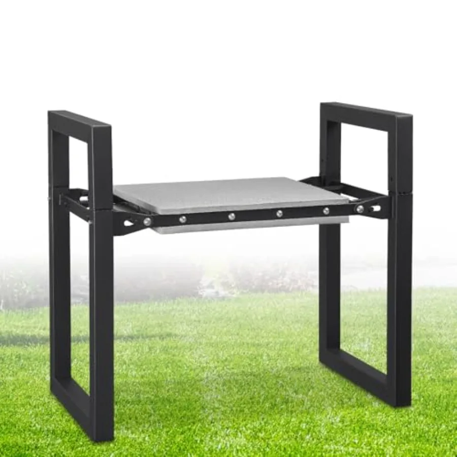 

Складной садовый стул-табурет 2-в-1: портативная подставка для колен и сиденье с утолщенной подушкой шириной 32 см, удобный для садоводов