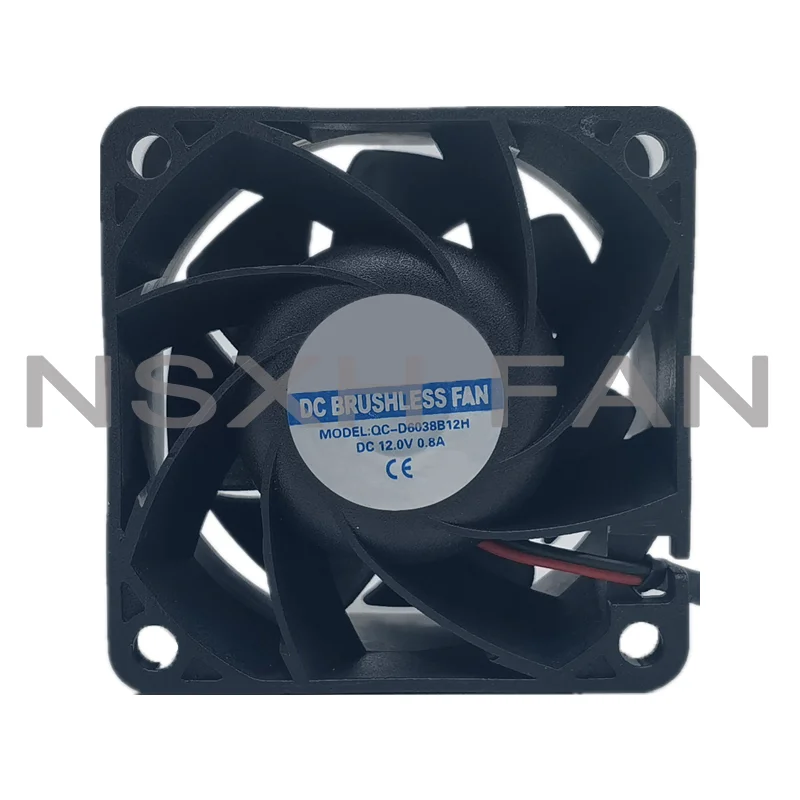 New D0638B12H 12V 0.80a 6038 6cm Violent Large Air Volume Frequency Converter Industrial Computer Fan